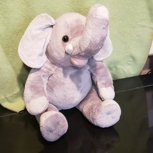 Build A Bear Gray Elephant w/ Tusks Plush